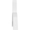 Ekena Millwork Archdale Architectural Grade PVC Gable Bracket, 72"W x 27"H x 4"D x 6"F, 9/12 Pitch GBP072X27X0406ARC00 - alternate 3
